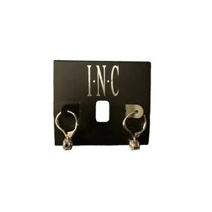 Inc Women's Gold Tone Rhinestone Pair Of Hoop‎ Cuff Earrings NWT